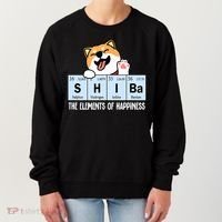 Shiba Inu Table Of Elements Happiness Shiba Inu Gift Women's Sweatshirt thumb 0