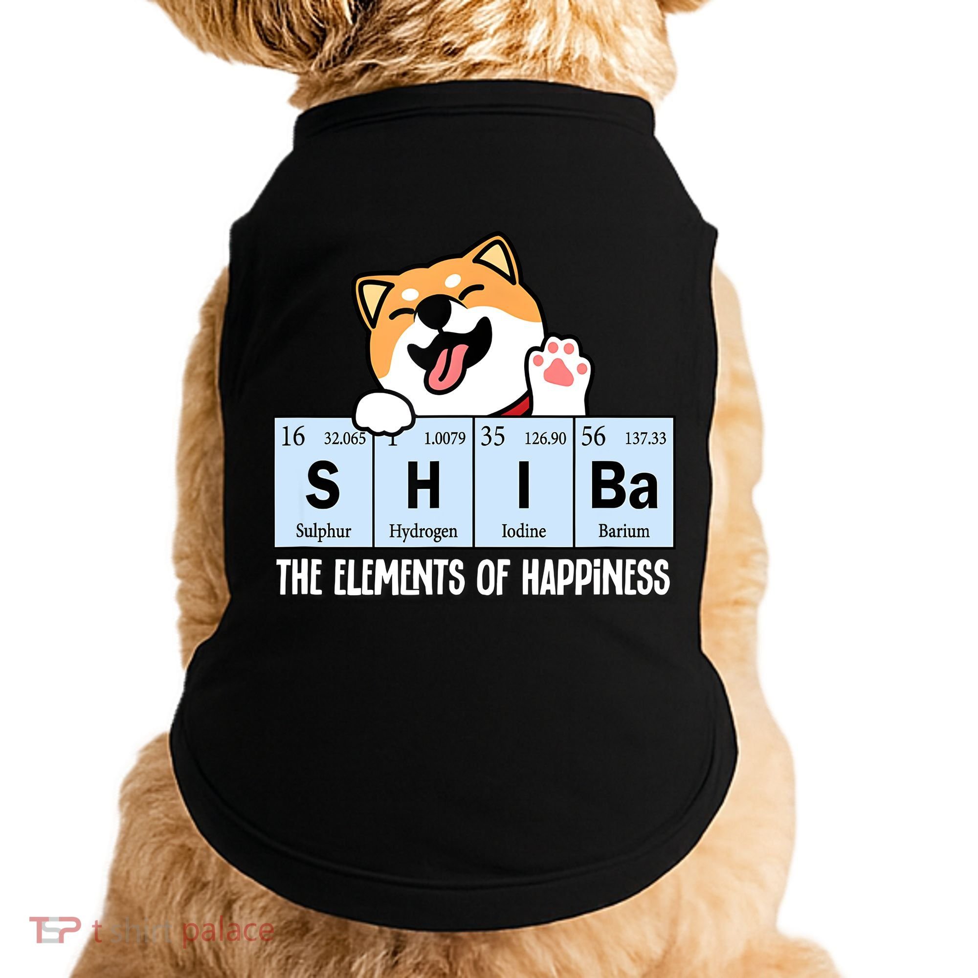 Shiba Inu Table Of Elements Happiness Shiba Inu Gift Doggie Tank