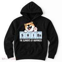 Shiba Inu Table Of Elements Happiness Shiba Inu Gift Hoodie thumb 0