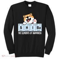 Shiba Inu Table Of Elements Happiness Shiba Inu Gift Sweatshirt thumb 0