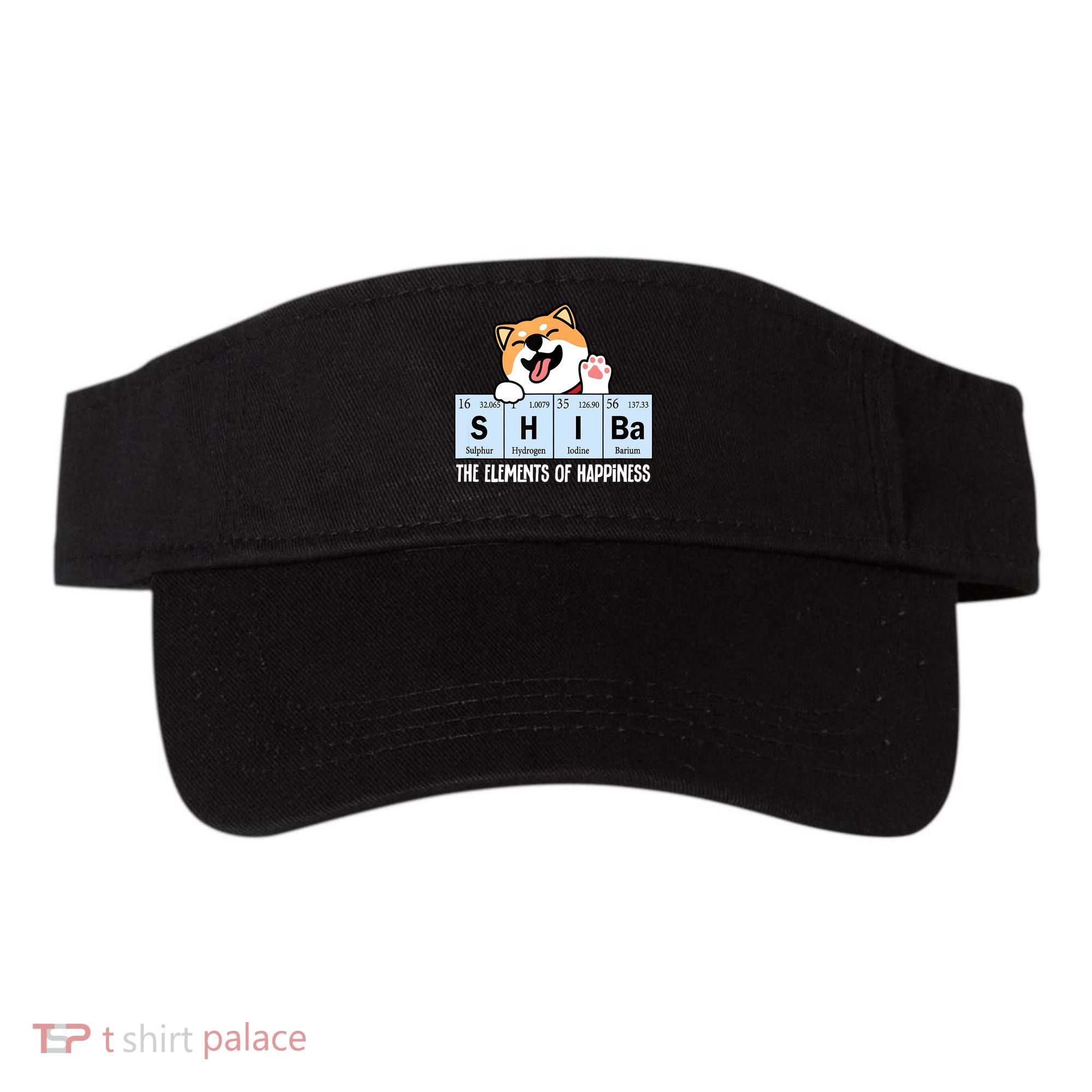 Shiba Inu Table Of Elements Happiness Shiba Inu Gift Visor