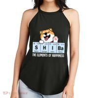 Shiba Inu Table Of Elements Happiness Shiba Inu Gift Women's Perfect Tri Rocker Tank thumb 2