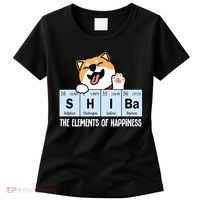 Shiba Inu Table Of Elements Happiness Shiba Inu Gift Women's T-Shirt thumb 0