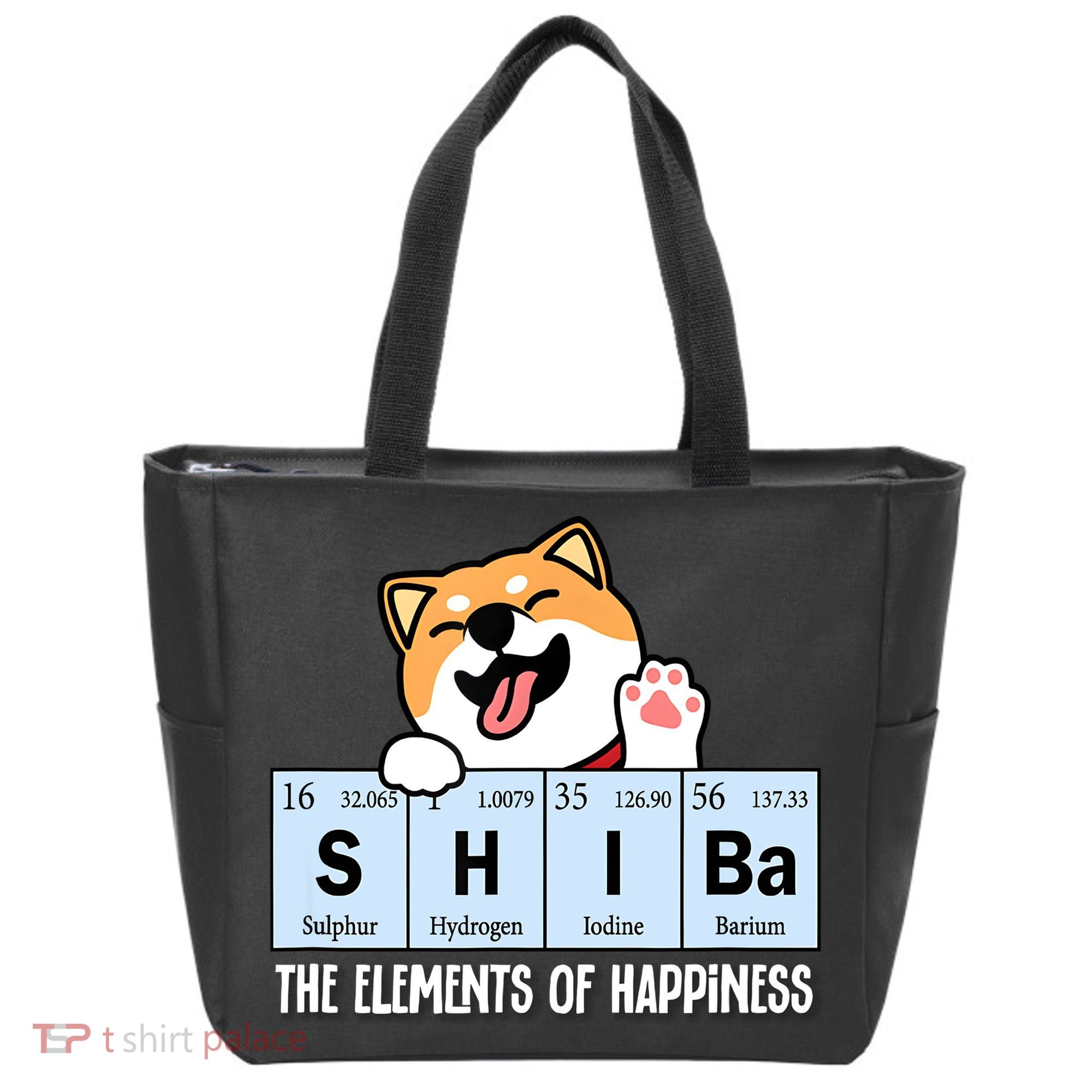 Shiba Inu Table Of Elements Happiness Shiba Inu Gift Tote Bag
