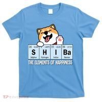 Shiba Inu Table Of Elements Happiness Shiba Inu Gift T-Shirt thumb 0