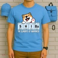 Shiba Inu Table Of Elements Happiness Shiba Inu Gift T-Shirt thumb 5