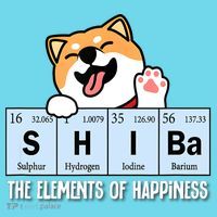 Shiba Inu Table Of Elements Happiness Shiba Inu Gift Kids T-Shirt thumb 4