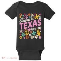 Someone In Texas Loves Me Baby Bodysuit thumb 0