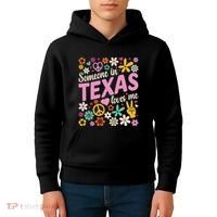 Someone In Texas Loves Me Kids Hoodie thumb 4