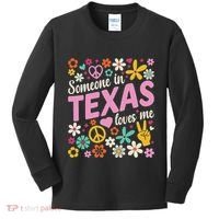 Someone In Texas Loves Me Kids Long Sleeve Shirt thumb 0