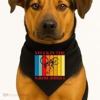 Stuck In The Upside Down USA-Made Doggie Bandana thumb 1