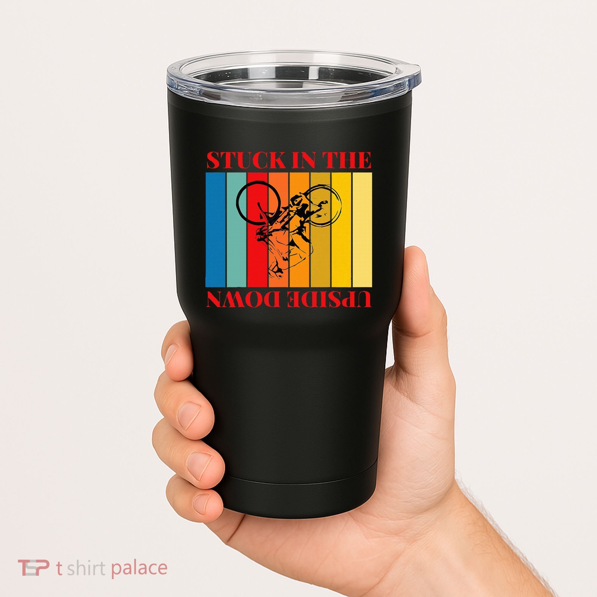 Stuck In The Upside Down Tumbler