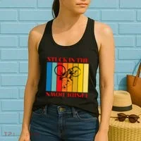 Stuck In The Upside Down Women's Tank Top thumb 2