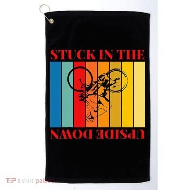 Stuck In The Upside Down Golf Towel