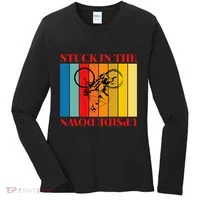 Stuck In The Upside Down Women's Long Sleeve Shirt thumb 0