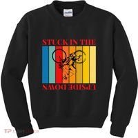 Stuck In The Upside Down Kids Sweatshirt thumb 0