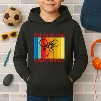 Stuck In The Upside Down Kids Hoodie thumb 2