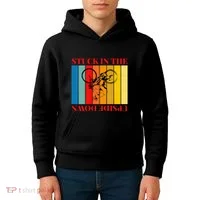 Stuck In The Upside Down Kids Hoodie thumb 4