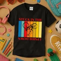Stuck In The Upside Down Kids T-Shirt thumb 3