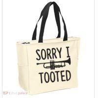 Sorry I Tooted Trumpet For Trumpet Player Tote Bag thumb 2