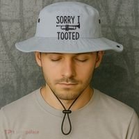 Sorry I Tooted Trumpet For Trumpet Player Bucket Hat thumb 2