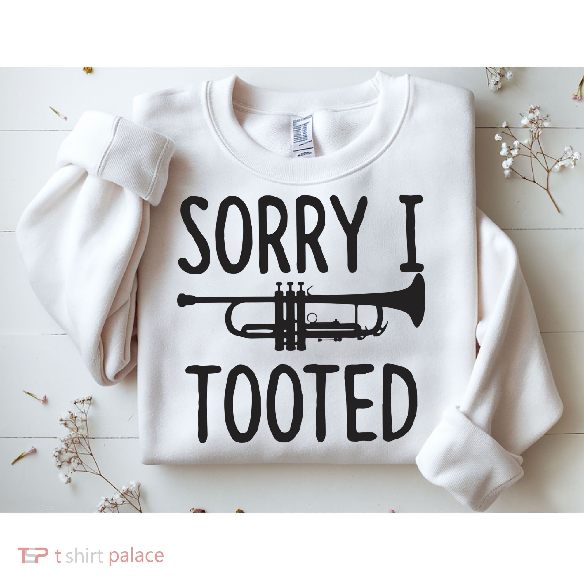 Sorry I Tooted Trumpet For Trumpet Player Sweatshirt