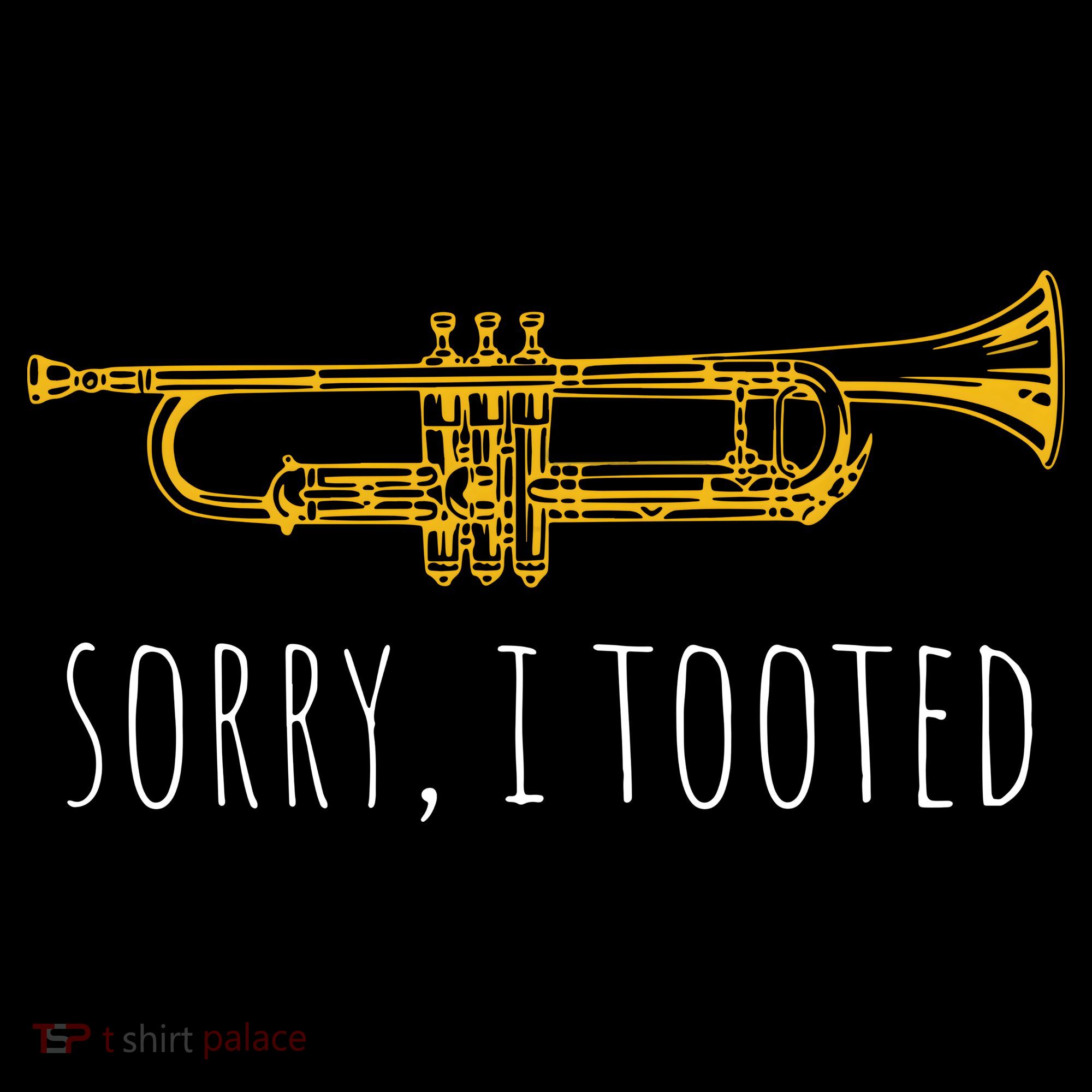 Sorry I Tooted Funny Jazz Trumpet Player Women's Hoodie