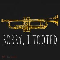Sorry I Tooted Funny Jazz Trumpet Player Women's Tank Top thumb 5