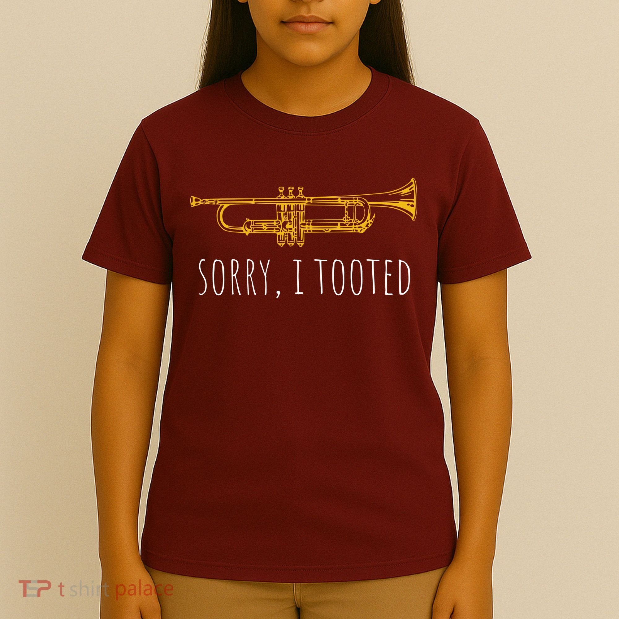 Sorry I Tooted Funny Jazz Trumpet Player T-Shirt