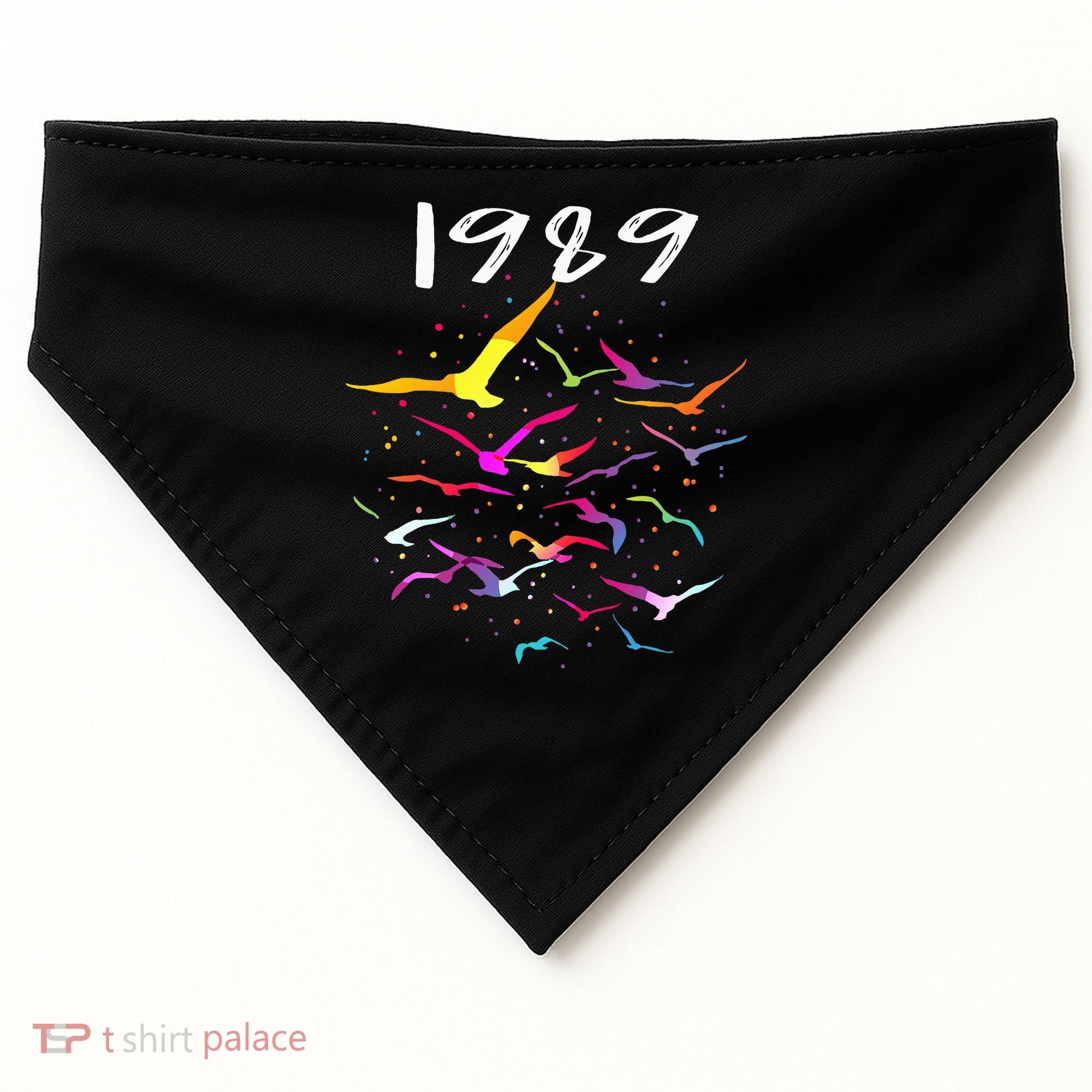 Seagull In The Sky Flock Of Seagulls 1989 USA-Made Doggie Bandana