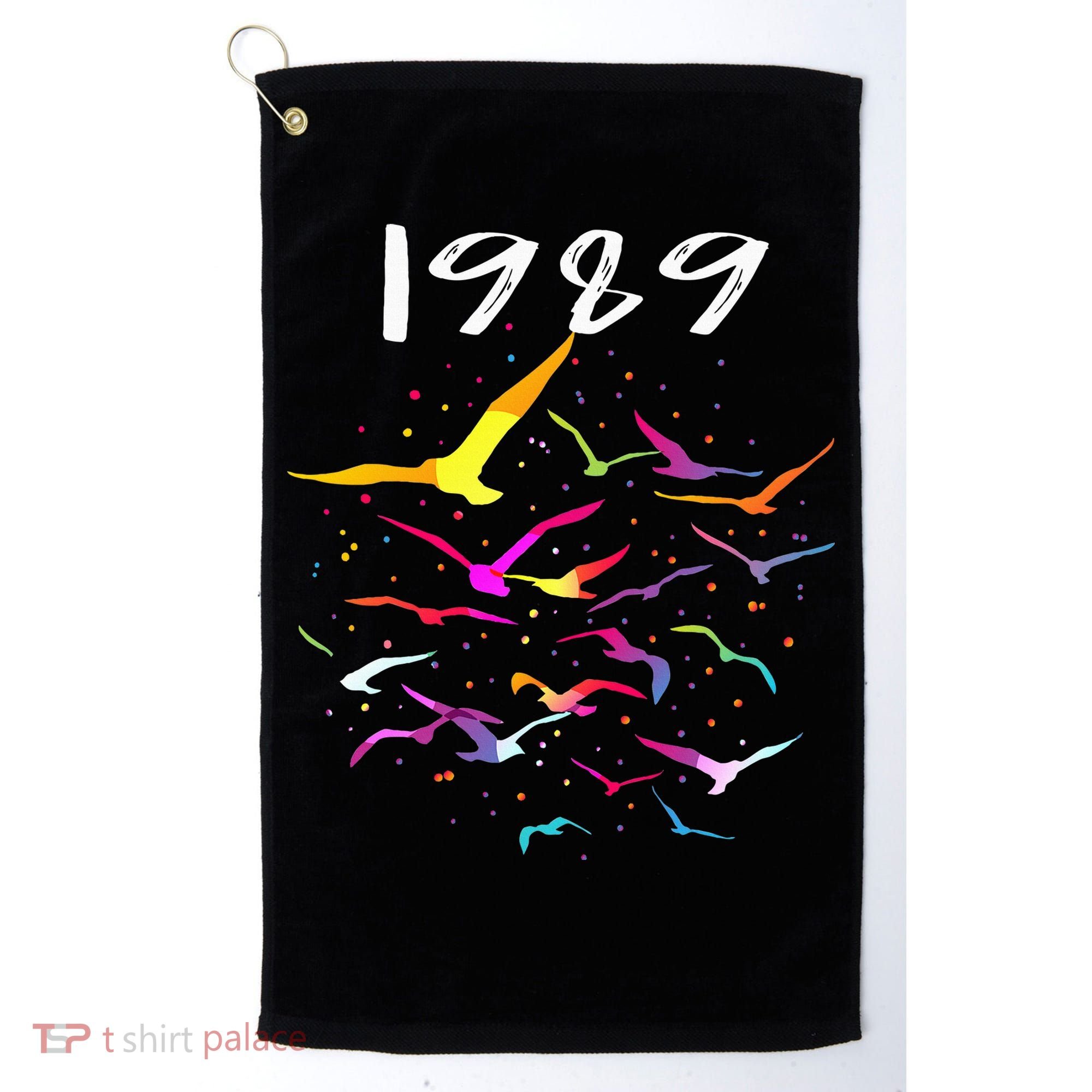 Seagull In The Sky Flock Of Seagulls 1989 Golf Towel