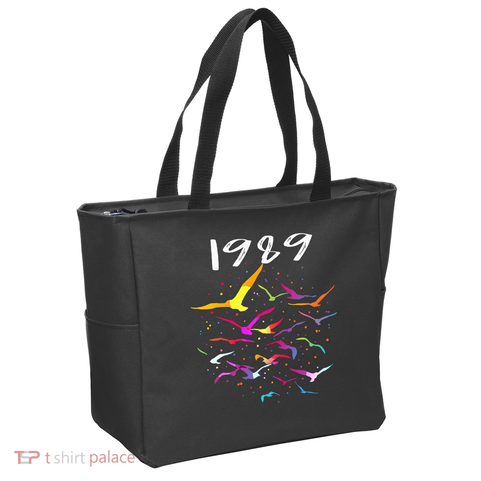 Seagull In The Sky Flock Of Seagulls 1989 Tote Bag