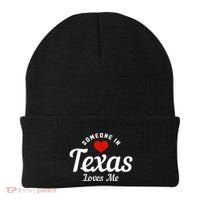 Someone In Texas Loves Me Funny Cute Beanie thumb 0