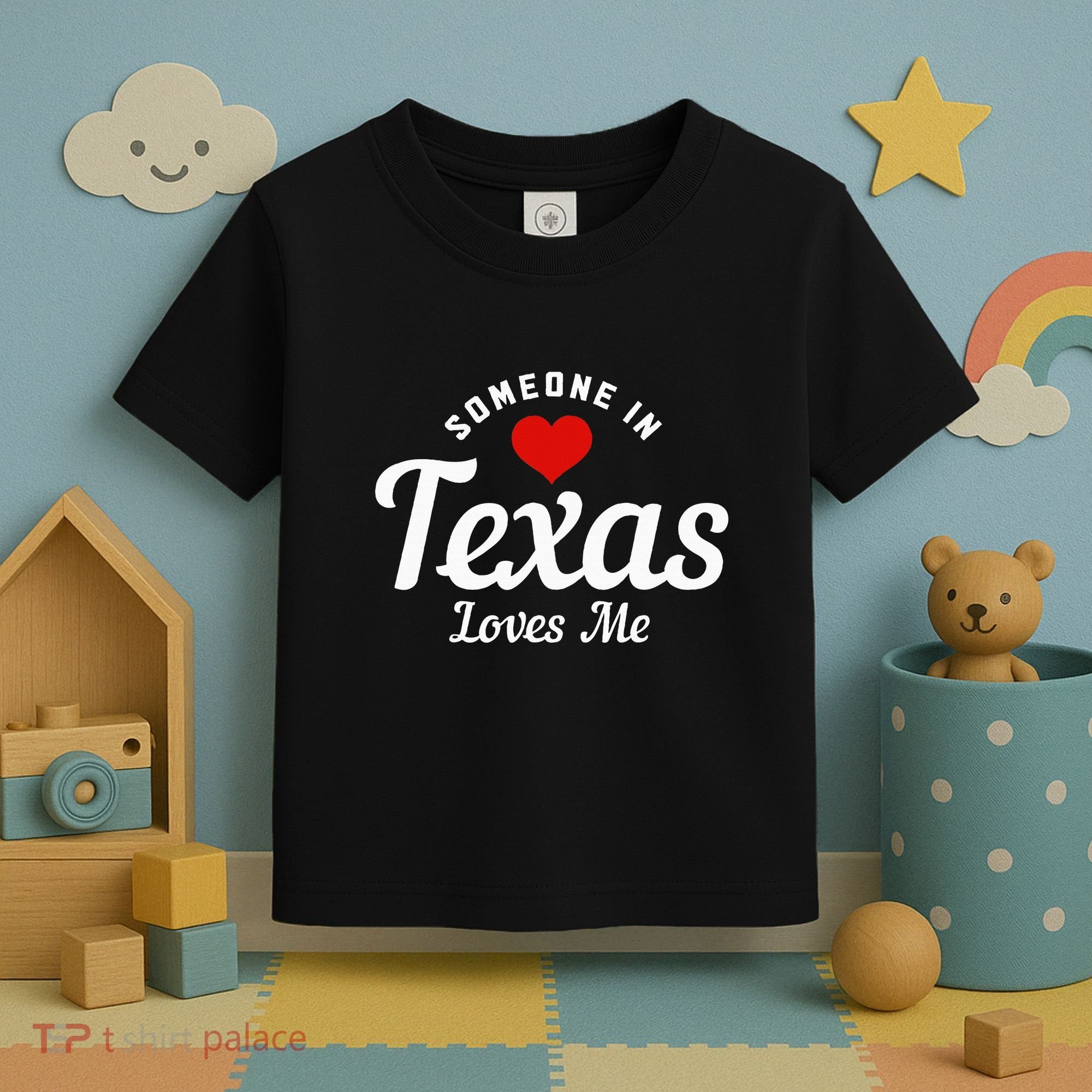 Someone In Texas Loves Me Funny Cute Toddler T-Shirt