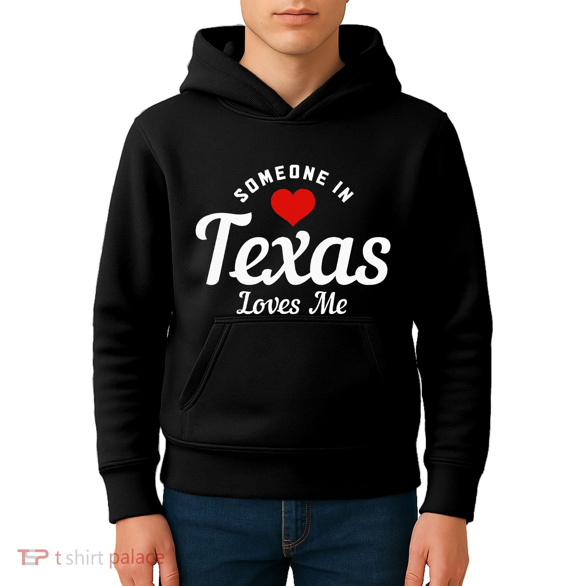 Someone In Texas Loves Me Funny Cute Kids Hoodie