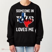 Someone In Texas Loves Me Cool Distressed Women's Sweatshirt thumb 0
