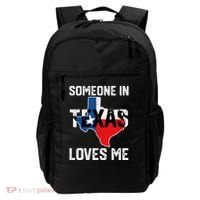 Someone In Texas Loves Me Cool Distressed Backpack thumb 0