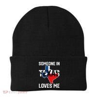Someone In Texas Loves Me Cool Distressed Beanie thumb 0