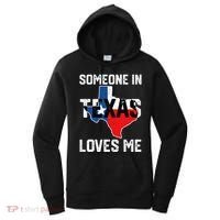 Someone In Texas Loves Me Cool Distressed Women's Hoodie thumb 0