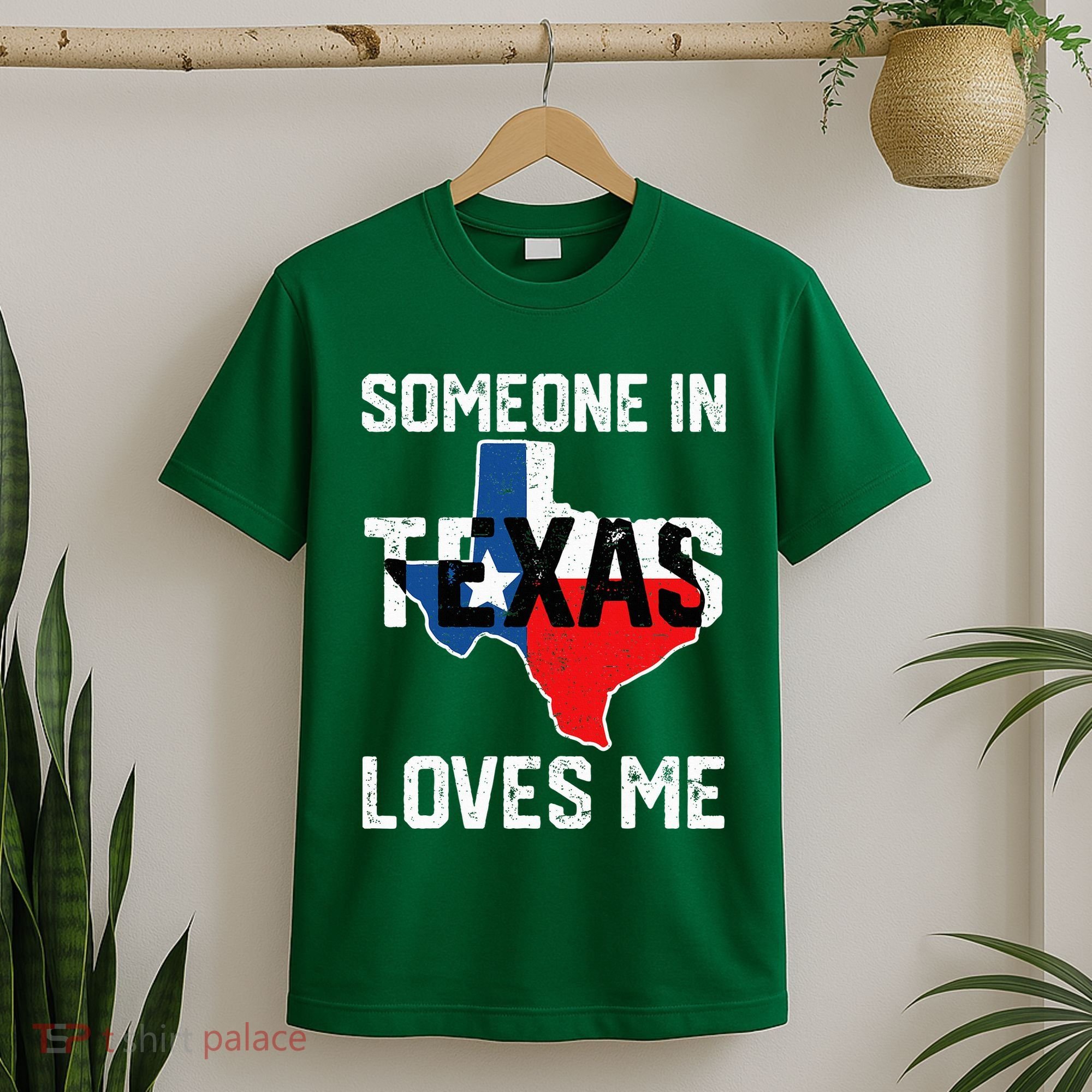 Someone In Texas Loves Me Cool Distressed T-Shirt