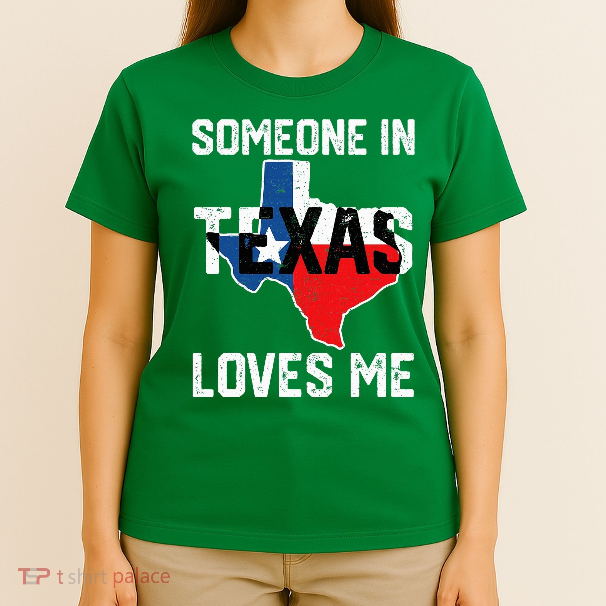 Someone In Texas Loves Me Cool Distressed T-Shirt