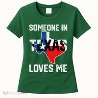 Someone In Texas Loves Me Cool Distressed Women's T-Shirt thumb 0