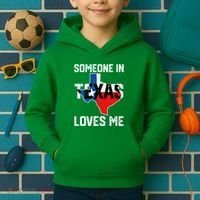 Someone In Texas Loves Me Cool Distressed Kids Hoodie thumb 2
