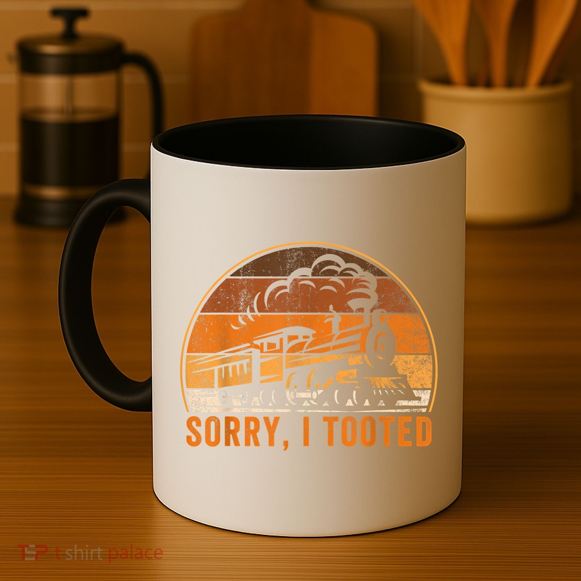 Sorry I Tooted Funny Train Railroad Workers Coffee Mug