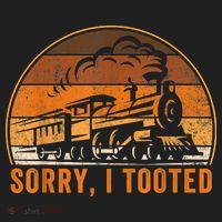 Sorry I Tooted Funny Train Railroad Workers Hat thumb 2
