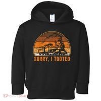 Sorry I Tooted Funny Train Railroad Workers Toddler Hoodie thumb 0