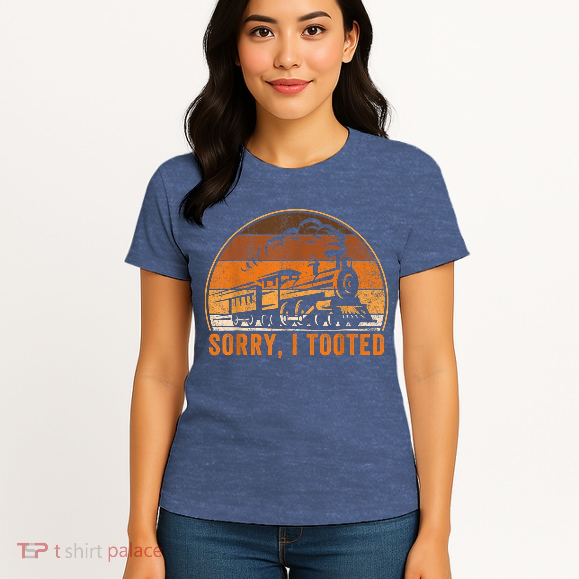 Sorry I Tooted Funny Train Railroad Workers Women's T-Shirt