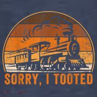 Sorry I Tooted Funny Train Railroad Workers Kids T-Shirt thumb 4