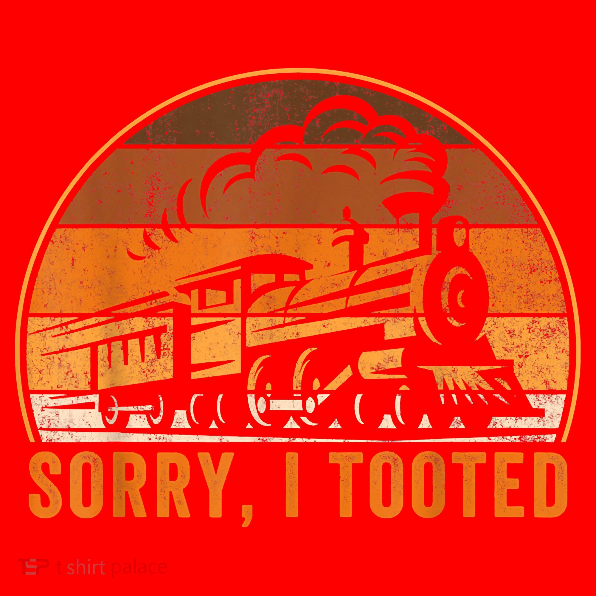 Sorry I Tooted Funny Train Railroad Workers Santa Hat