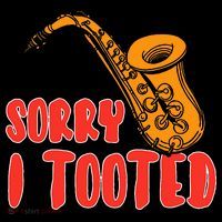 Sorry I Tooted Funny Saxophone Player Gifts Women's Hoodie thumb 2
